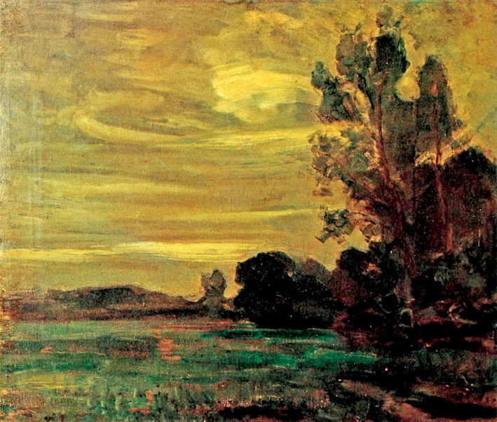  皮特·蒙德里安 Piet Mondrian ——夜景1